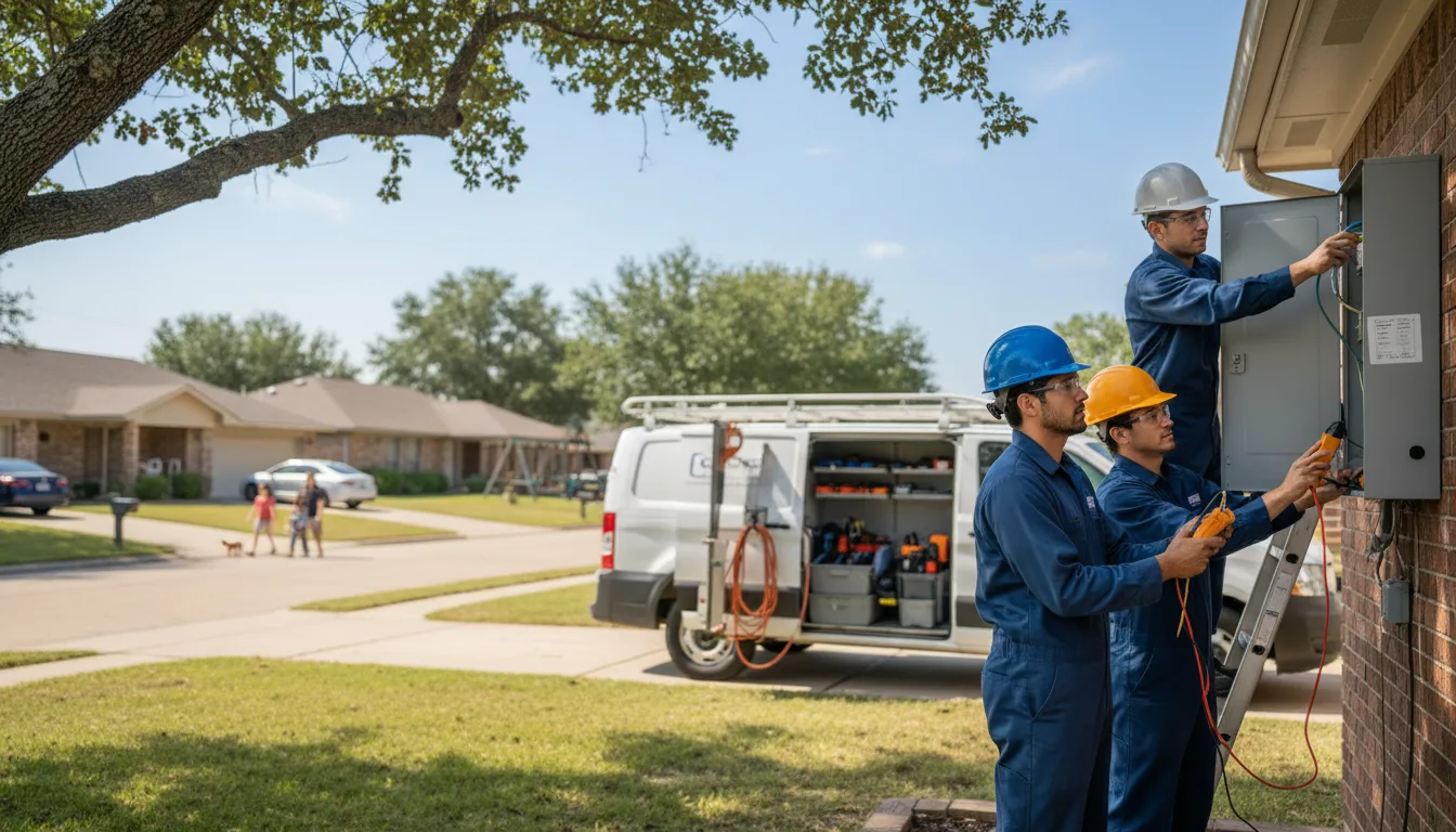 Certified electrician providing emergency electrical services in New Melle, MO